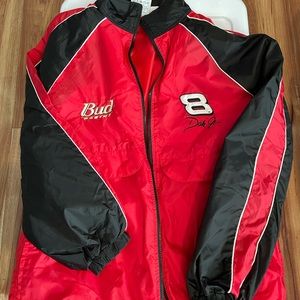 Retro Dale Jr #8 Bud Racing Windbreaker